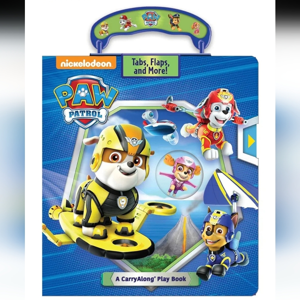 Nickelodeon pull-tabs. lift-the-flaps PAW Patrol: A CarryAlong Play Book